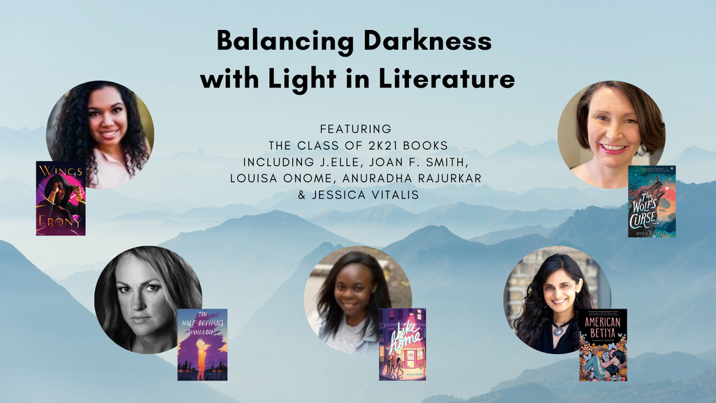 Class of 2k21 Authors J.Elle, Joan F. Smith, Louisa Onome, Anuradha D. Rajurkar, and Jessica Vitalis pose with their debut novels.